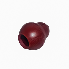 Trompo PVC duro color bordo para alimento mediano