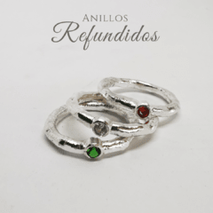 anillo plata