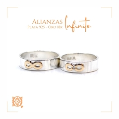 Alianzas Infinito en plata y oro