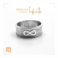 Anillo Infinito en plata