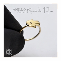 Anillo Mano de Fatima