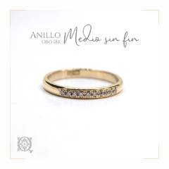 Anillo Medio Sinfin de Oro