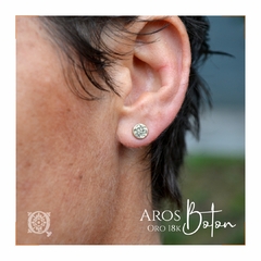 Aros Boton Martele - tienda online