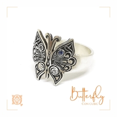 Anillo Mariposa Plata