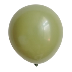 GLOBOS VERDE OLIVA 12 PULGADAS X5 - comprar online