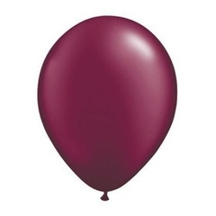 GLOBOS PERLADOS COLOR BORRAVINO x10 - comprar online