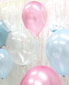 GLOBOS CRISTAL TRANSPARENTES 12" x10 - comprar online