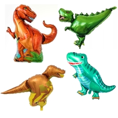 Globos Dinosaurios 35cm Surtidos x4