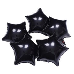 PACK x5 ESTRELLAS NEGRAS 45cm