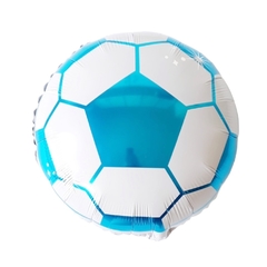 GLOBO PELOTA FÚTBOL CELESTE 45cm - comprar online