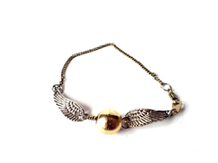 Pulsera Alada Snitch Dorada Quidditch Metal - comprar online