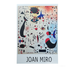 Poster Arte Lamina Signos Y Constelaciones Enamorados De Una Mujer Joan Miró 52x36cm