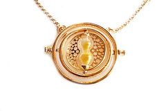 Collar Giratiempo Amarillo Harry Potter Hermione Granger Grabado