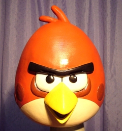 Mascara Angry Birds Video Juegos Latex Disfraz Halloween