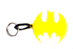 Llavero Batman Batarang DC Comics Plastico Antiguo Retro Superheroes Amarillo