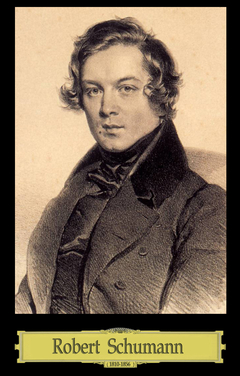 Poster Lamina Robert Schumann Musica Clasica