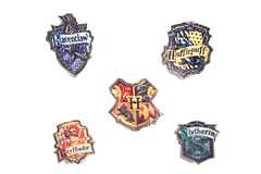 Set Prendedores Harry Potter Hogwarts Y Las 4 Casas