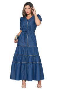 Vestido Chamissie Jeans Luciana Pais (93739)