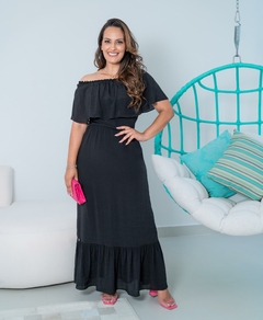 Vestido Longo em Cambraia Luciana Pais [M a 48] (93517) - comprar online