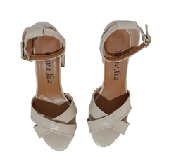 Sandália Trançada Off White [Tm 35] (010380) - Umarrazo.com.br