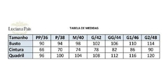 Saia malha mescla Luciana Pais (93628) - loja online