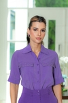 Camisa Chiffon Luciana Pais (93756) - Umarrazo.com.br