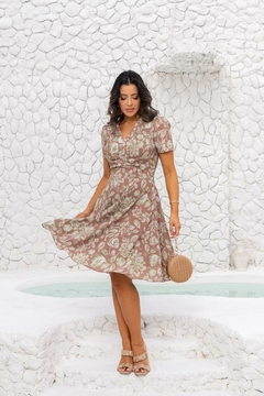 Imagem do Vestido Crepe Estampada Luciana Pais (93822)