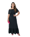 Vestido Longo em Cambraia Luciana Pais [M a 48] (93517)