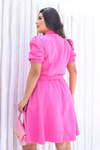 Vestido chamisier Color Joyaly (12618) - loja online