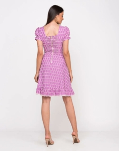 Vestido Laise com lastex Expressão [Tm G] (4281) - Umarrazo.com.br