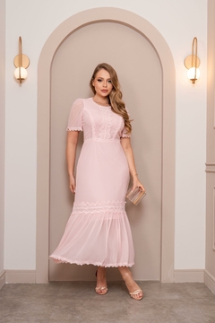 Vestido Longo Em Tule Kauly (3761) na internet