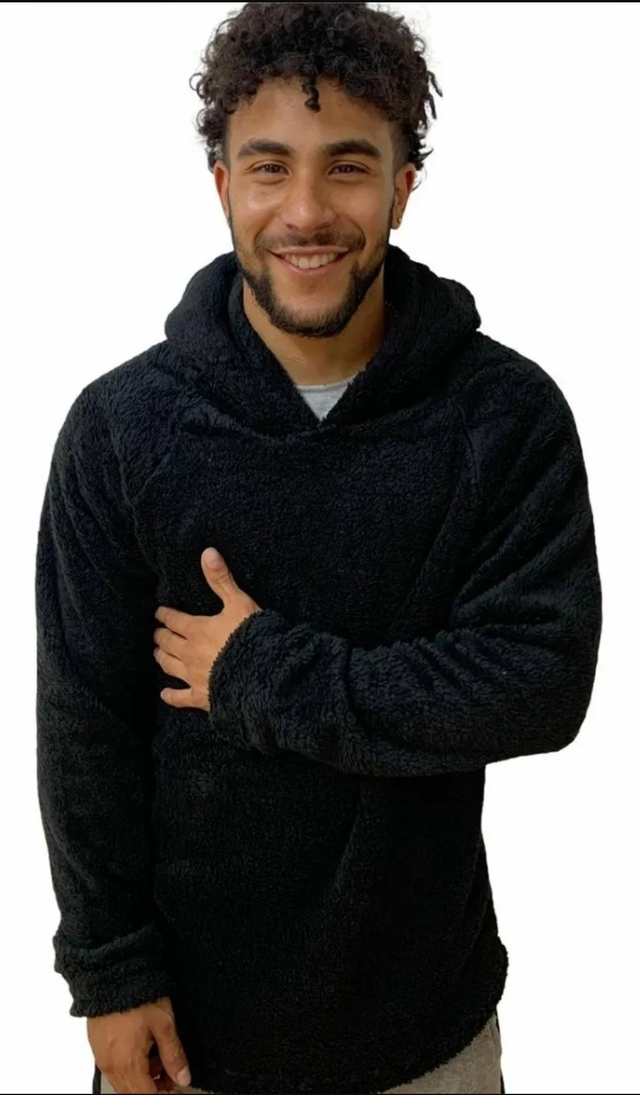 Buzo peluche online hombre