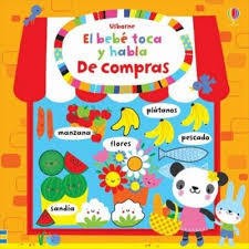 El bebé toca y habla de compras