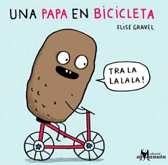 Una papa en bicicleta