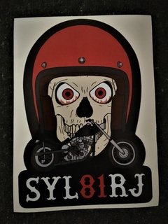 sticker skull syl81