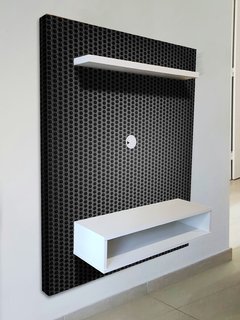 mueble de TV FLOTANTE, diseños en NEGRO - tienda online