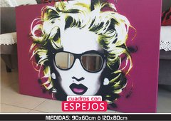 Madonna popart - Cuadro con espejos - v/tamaños - comprar online