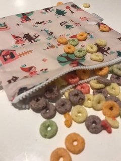 Bolsa de tela para Snack (Snack Bag) - Anidando Deco