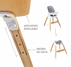 SILLA DE COMER 2 EN 1 GREY - comprar online