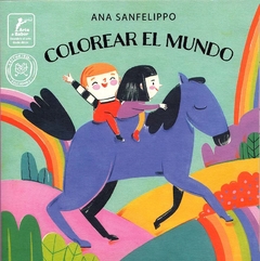 portada de libro de arte para niños Colorear el mundo