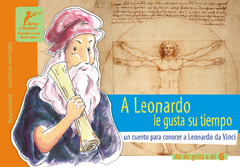 portada de la biografía infantil de Leonardo Da Vinci