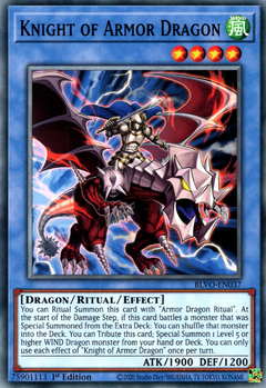 Knight of Armor Dragon - BLVO-EN037 - Common