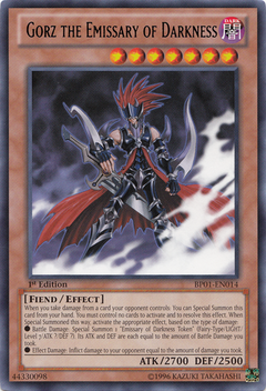 Gorz the Emissary of Darkness - BP01-EN014 - Rare