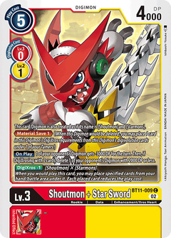 Shoutmon + Star Sword - BT11-009 - Common