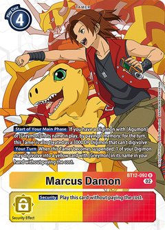 Marcus Damon (Alternate Art) - BT12-092 - Rare