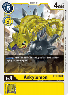 Ankylomon - BT3-036 - Uncommon