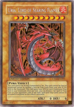 Uria, Lord of Searing Flames - CT03-EN005 - Secret Rare