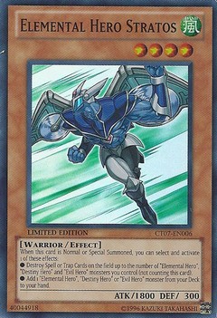 Elemental HERO Stratos - CT07-EN006 - Super Rare