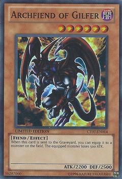 Archfiend of Gilfer - CT07-EN014 - Super Rare