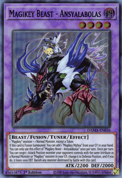 Magikey Beast - Ansyalabolas - DAMA-EN036 - Super Rare